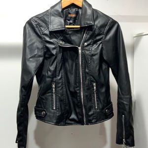 Faux Leather Jacket